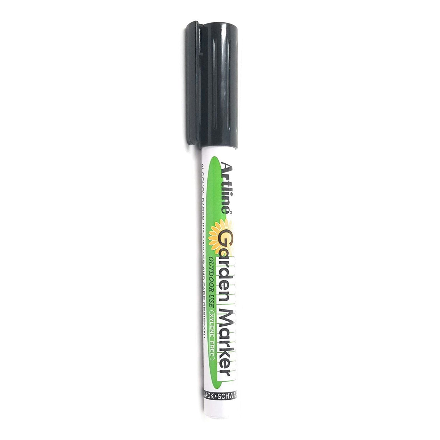 133 SUPPLY - 2 Pack Garden Marker Pen Permanent Markers Black (UV